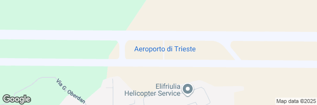 Google Maps Trieste Airport, Via Aquileia 46, Ronchi dei Legionari, 34077, Italy