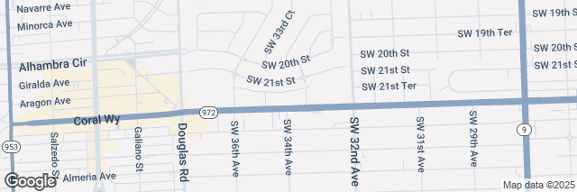 Google Maps Miami Coral Gables/Miracle Mkt, 3301 Coral Way, Suite 106, Miami, FL 33145-2200, United States of America