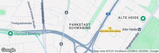 Google Maps Munich Schwabing, Anni-Albers-Strasse 11, München, 80807, Germany