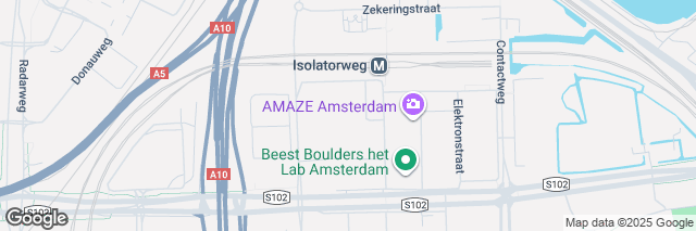 Google Maps Amsterdam Sloterdijk, Isolatorweg 31, Amsterdam, 1014 AS, Netherlands