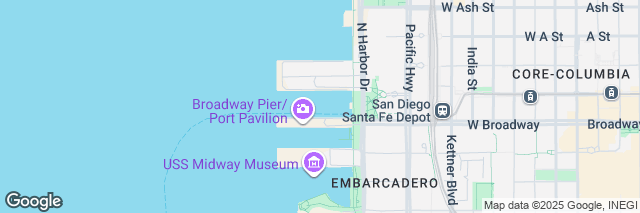 Google Maps San Diego DT (Local Customers), 901 Bayfront Court, San Diego, CA 92101-3018, United States of America