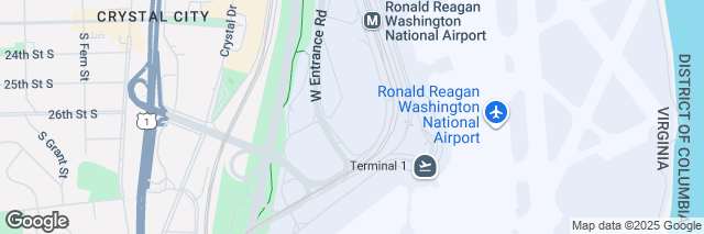 Google Maps Washington National Airport (DCA), Parking Garage A 2500 National Avenue, Arlington, VA 22202, United States of America