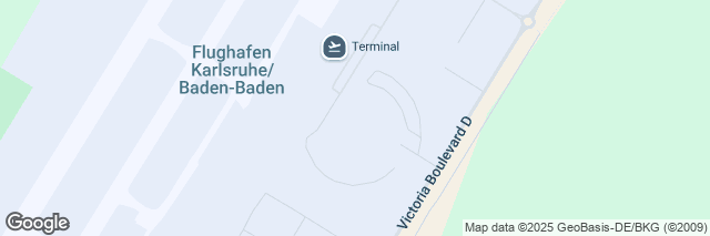 Google Maps Baden-Airpark/Karlsruhe Airpt., Halifax Avenue B420 (Terminal), Baden-Baden/Rheinmünster, 77836, Germany