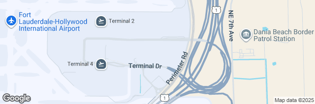 Google Maps Fort Lauderdale Airport (FLL), FLL Car Rental Center 600 Terminal Dr, Fort Lauderdale, FL 33315-3618, United States of America