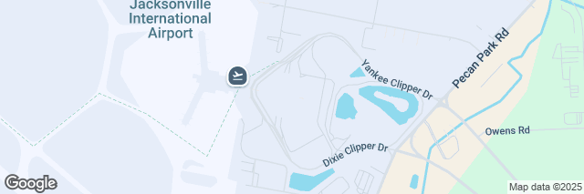 Google Maps Jacksonville Airport (JAX), 2400 Yankee Clipper Drive, Jacksonville, FL 32218-2492, United States of America