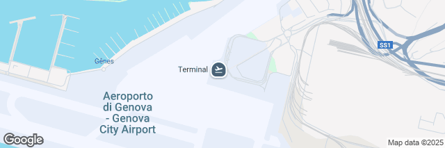 Google Maps Genoa Airport, Sala Arrivi, Genova, 16154, Italy