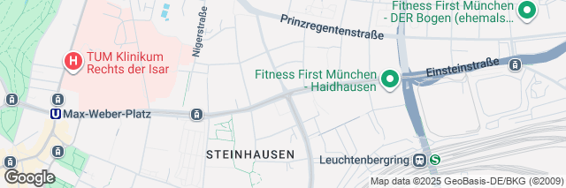 Google Maps Munich Haidhausen, Einsteinstr. 106, München, Bayern 81675, Germany