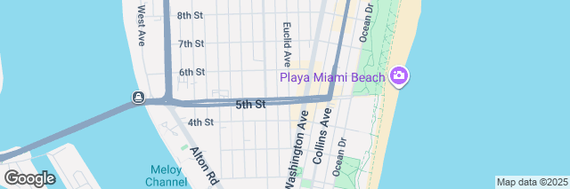 Google Maps Miami Beach (5th Street), 701 5th St, Miami Beach, FL 33139-6517, United States of America