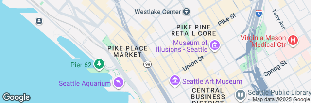 Google Maps Seattle Downtown, 1521 2nd Avenue, Unit R2, Seattle, WA 98101-9999, United States of America