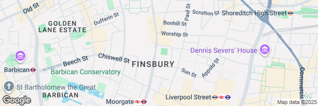 Google Maps London Liverpool Street, Finsbury Square, London, EC2A 1RR, United Kingdom