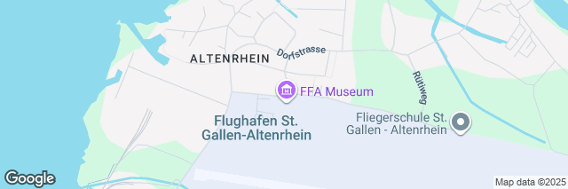 Google Maps Altenrhein Airport, Flughafenstrasse 11, Altenrhein, 9423, Switzerland