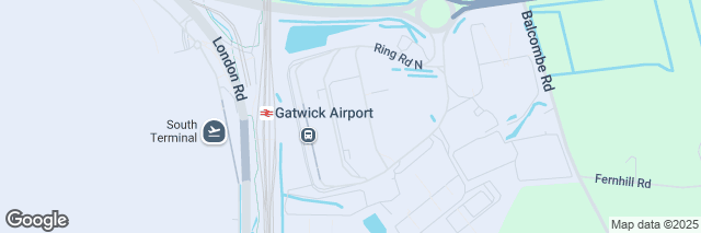 Google Maps Gatwick Airport (South Terminal), Hilton London Gatwick Airport South Terminal, Horley, RH6 0LL, United Kingdom