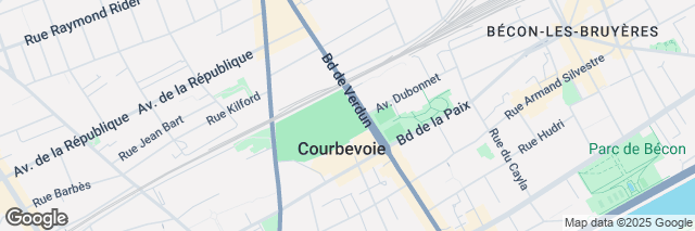 Google Maps Courbevoie Verdun, 85 Boulevard de Verdun, Courbevoie, 92400, France