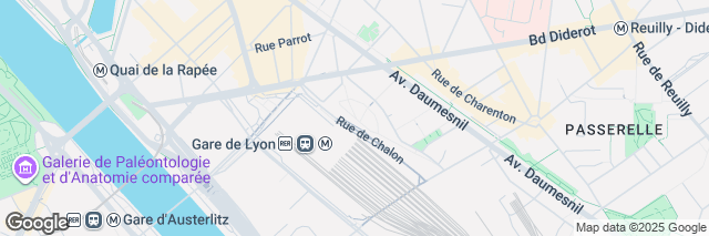 Google Maps Paris 12 Gare de Lyon, Niveau -6 Place Henri Frenay, Paris, 75012, France