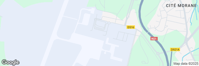 Google Maps Tarbes-Lourdes Airport, Route de L'Aéroport, Juillan, 65290, France