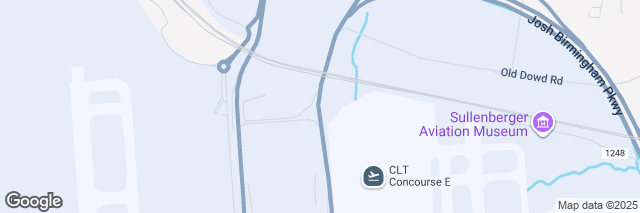 Google Maps Charlotte Douglas Aeropuerto, 5489 Josh Birmingham Parkway, Charlotte, NC 28208, Estados Unidos