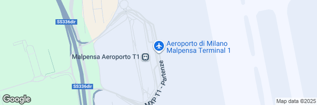 Google Maps Milan Airport Malpensa T1, Terminal 1, Ferno Varese, 21010, Italy